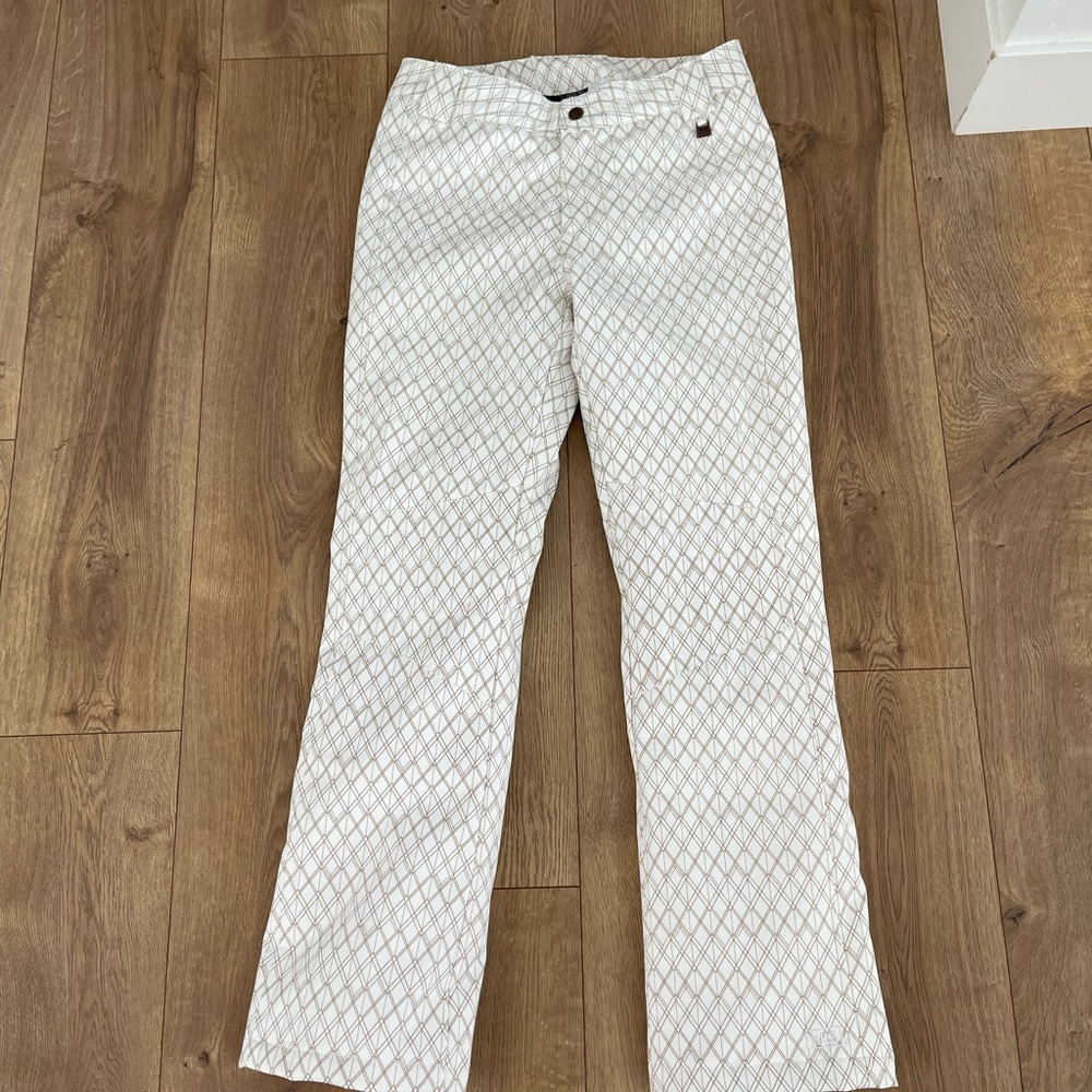 NILS Women's Cream Diamond Boot Cut Ski Pant